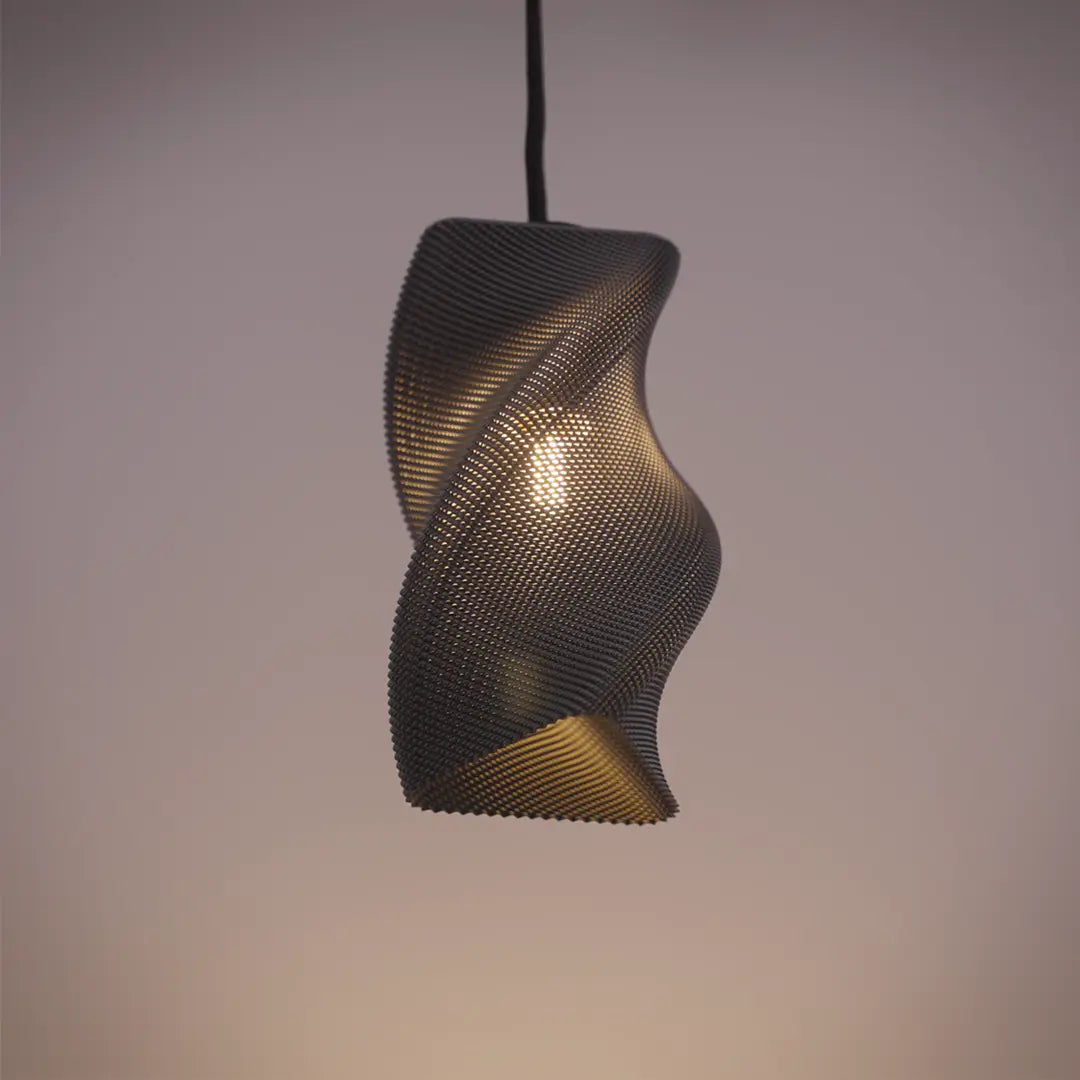 Hanging Lamp — Geometric Mesh Pendant Light | VECTOR by Lunfardo