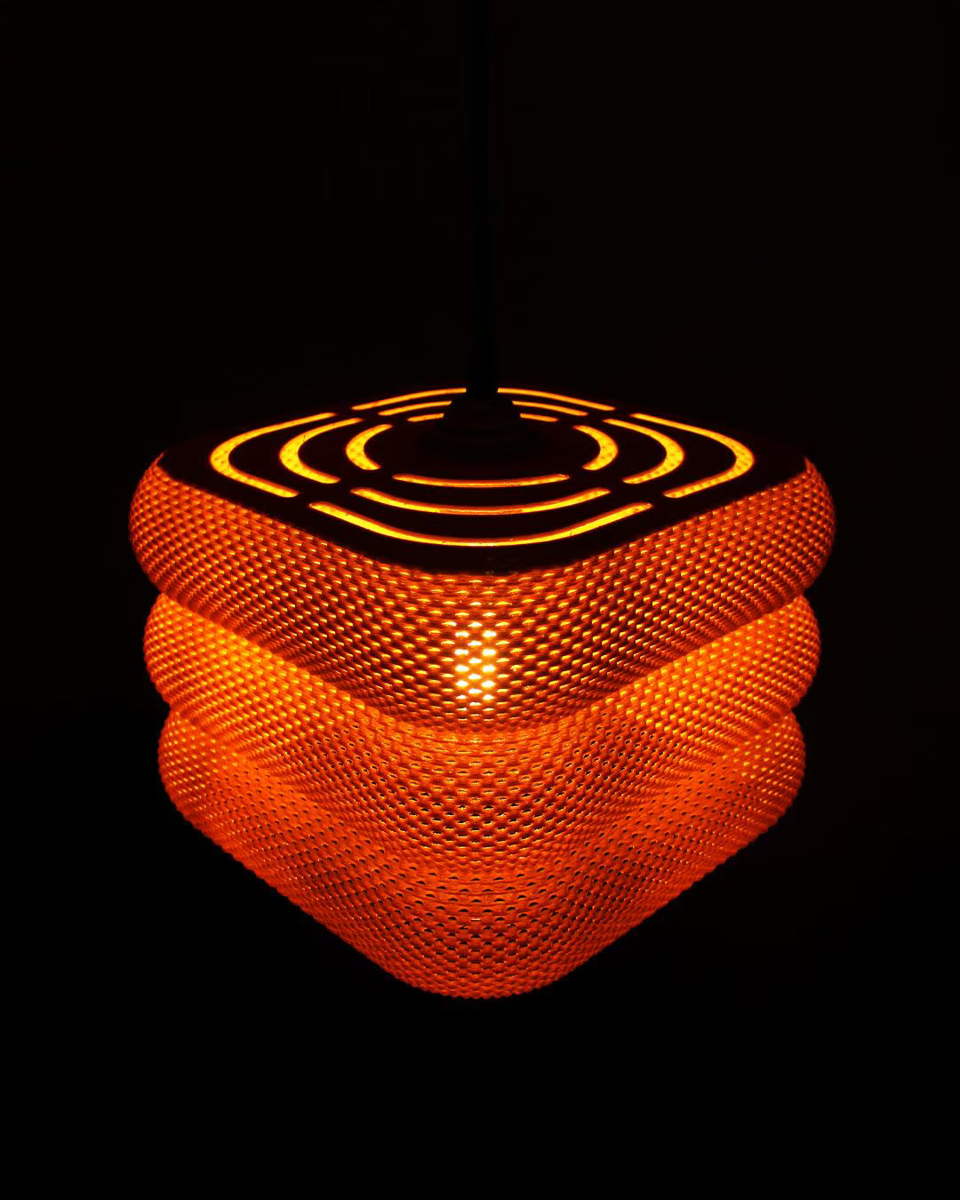 CLARA – Sculptural Plug-In Pendant Lamp | Modern 3D Printed Design by Lunfardo