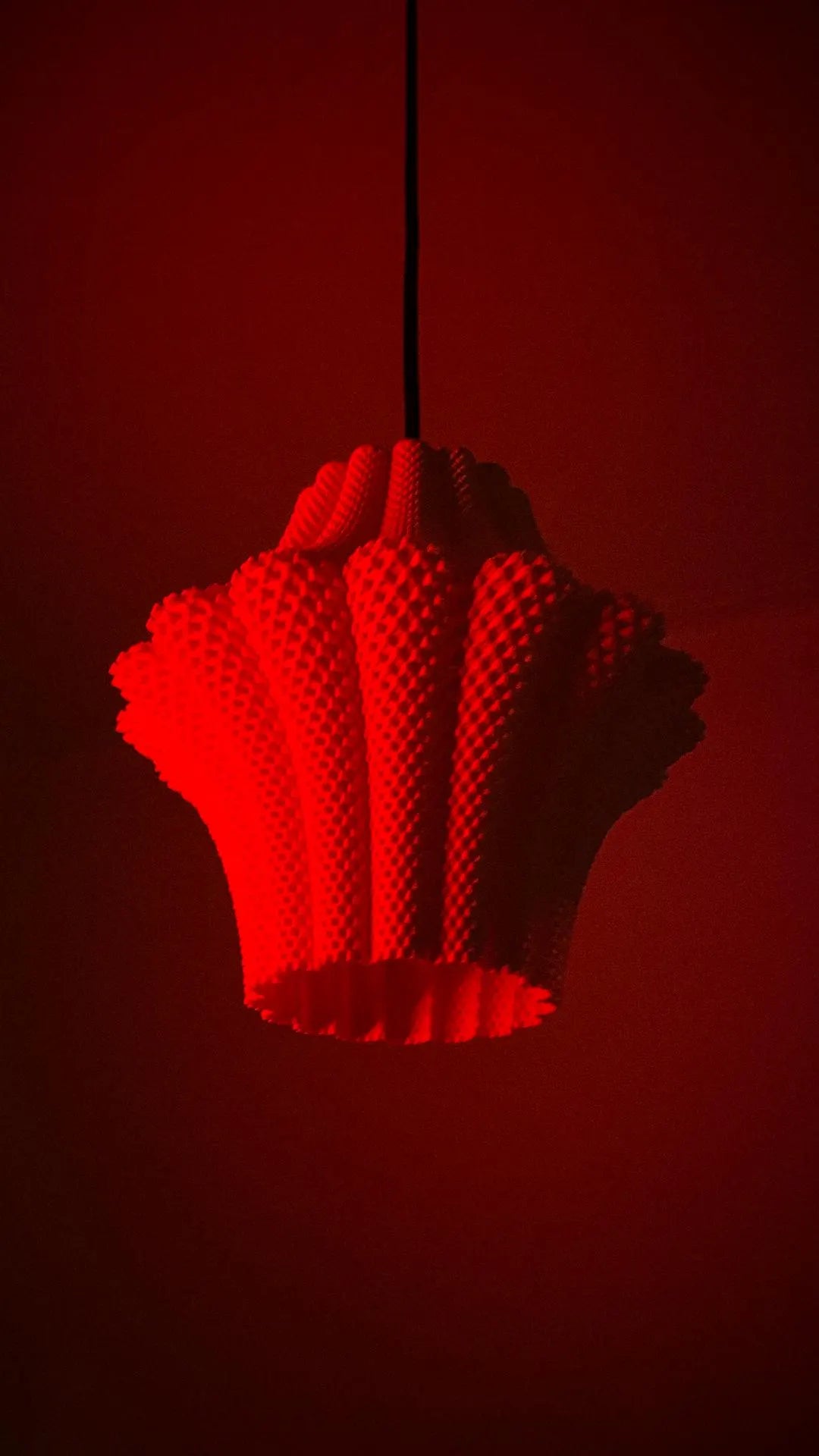 LARISA — Sculptural Pendant Lamp Shade |  Hardwired Option by Lunfardo