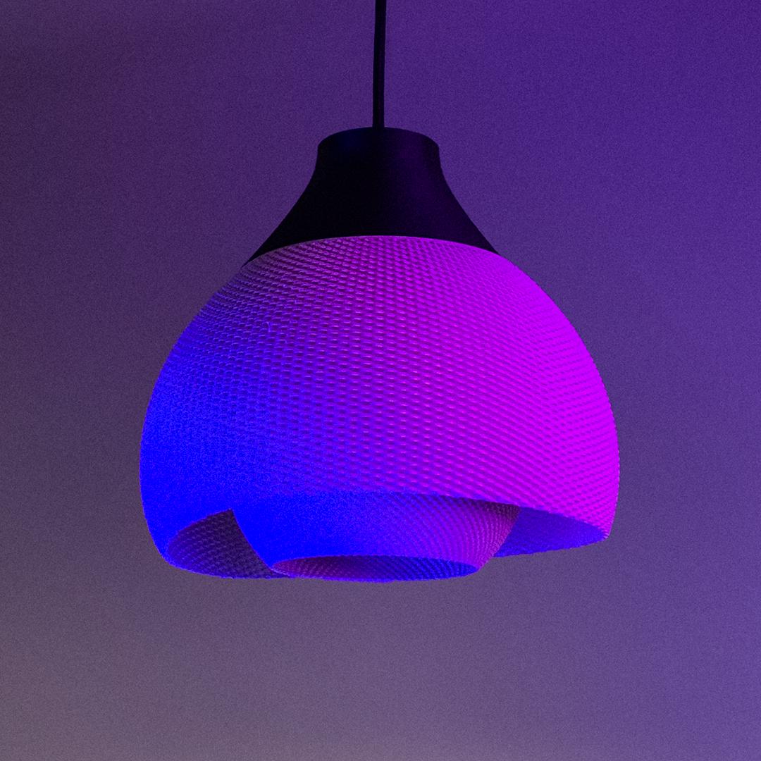 FIORE – Plug-In Sculptural Pendant Lamp  | Floral Modern Hanging Light by Lunfardo