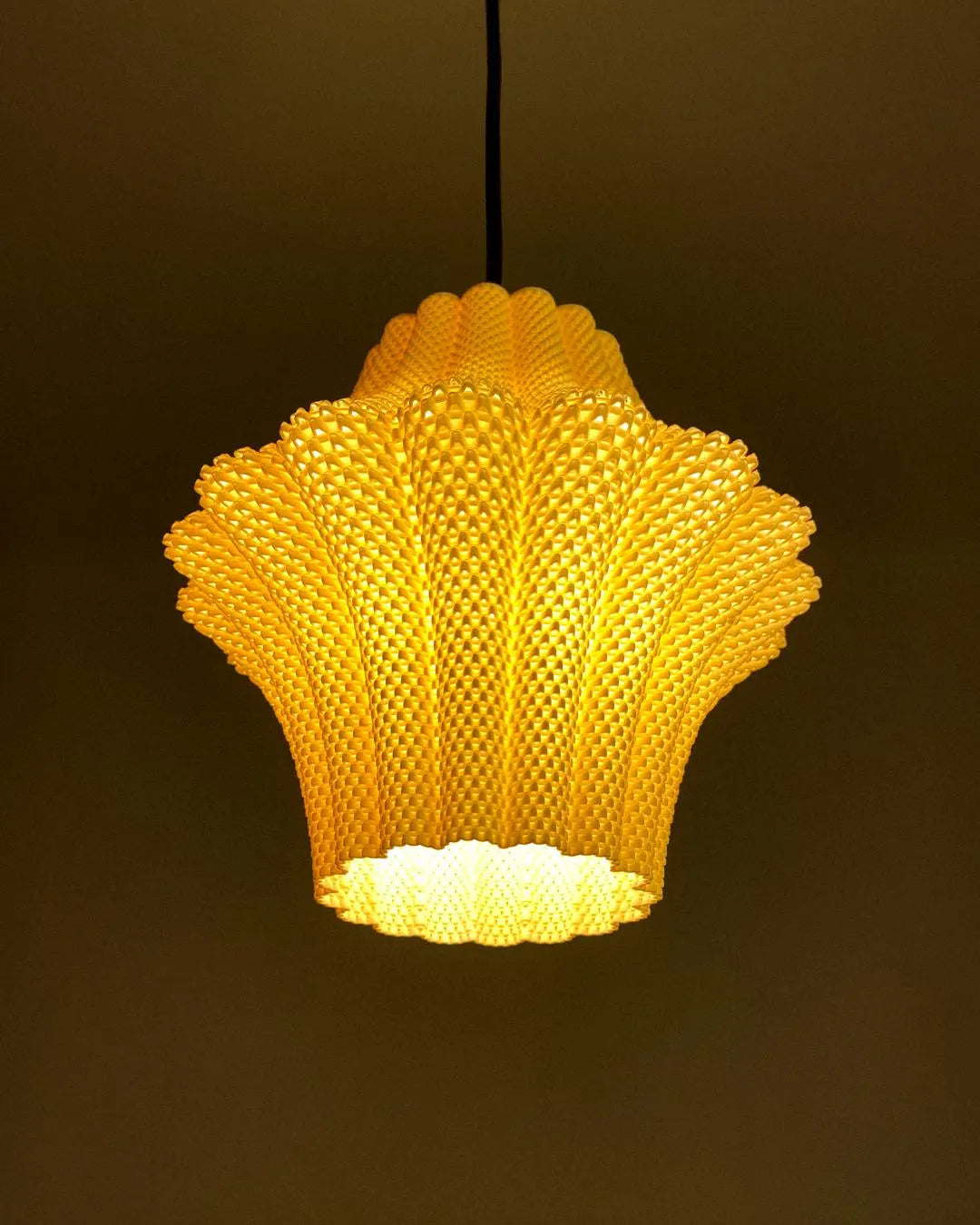 LARISA — Sculptural Pendant Lamp Shade |  Hardwired Option by Lunfardo